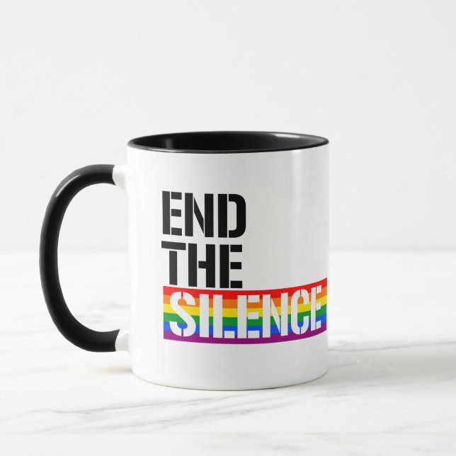 Caneca Acabar com o silêncio (Esquerda)