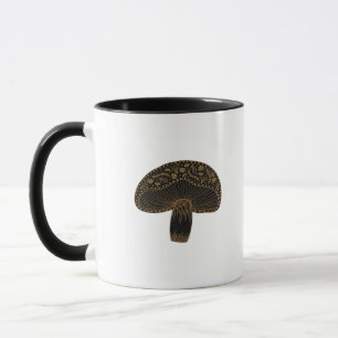 Caneca Academia Fada Cogumelo Cottagecore Estética Clas