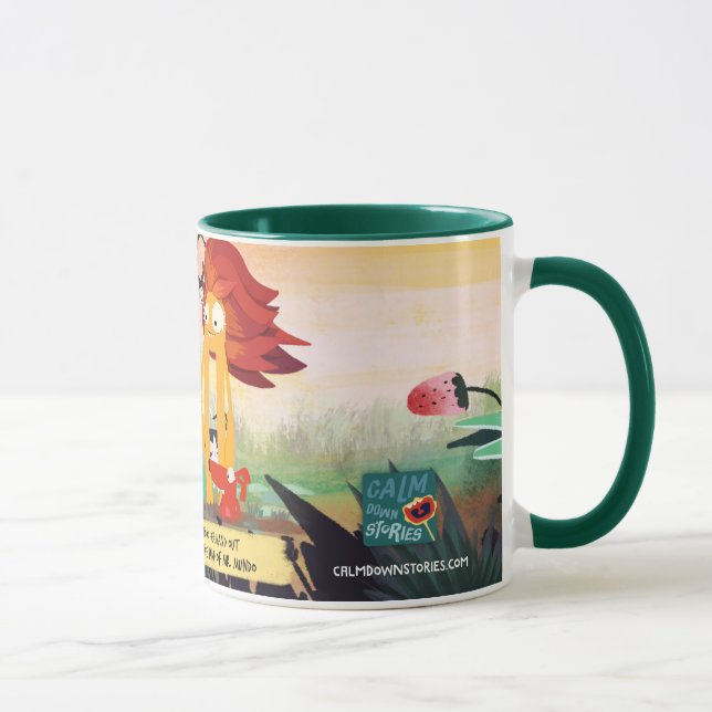Caneca Acalme-se Stories Mug com frase (Direita)
