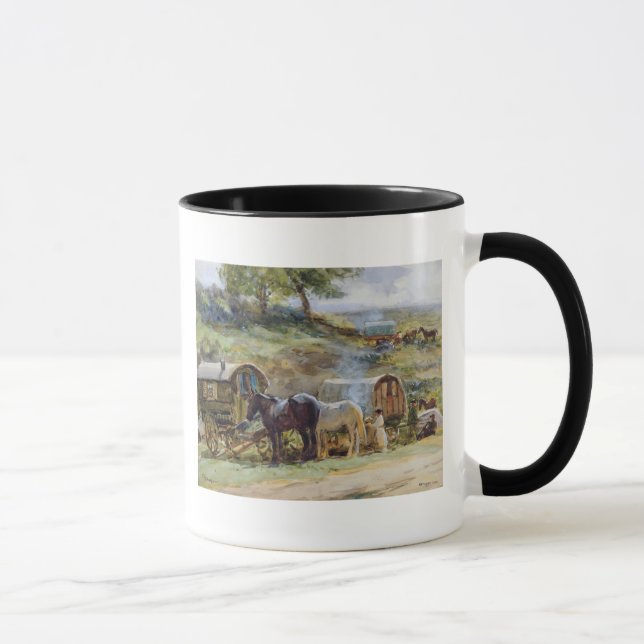 Caneca Acampamento aciganado, Appleby, 1919 (Direita)