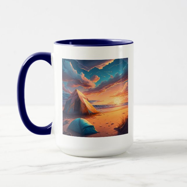 Caneca Acampamento ao nascer do sol (Esquerda)
