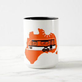 Caneca Acampamento Caravan australiano