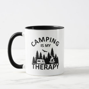 Caneca Acampamento é o meu slogan engraçado de acampament