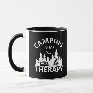 Caneca Acampamento é o meu slogan engraçado de acampament