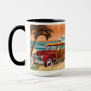 Caneca Acampamento Retro Beach + Caça Clássica