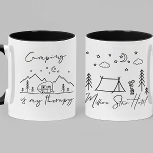 Caneca Acampamento são as Minhas Cotações do Hotel Therap