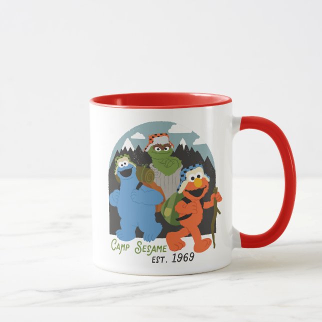 Caneca Acampamento Sesame Street EST. 1969 (Direita)
