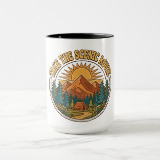 Caneca Acampar na Rota