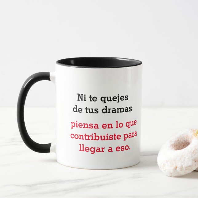 Caneca Acanhe a dura realidade (Com Donut)