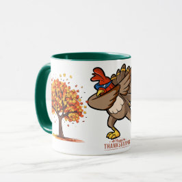 Caneca Ação de Graças Festivo Turca Cama Cerâmica