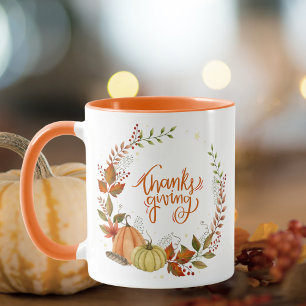 Caneca Ação de Graças Pumpkin