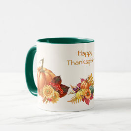 Caneca Ação de Graças Pumpkins Mug