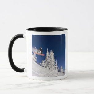 Caneca Ação de neve no Whitefish Mountain Resort