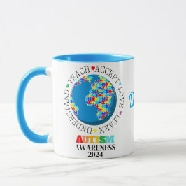 Caneca Aceitação personalizada do amor de consciência do