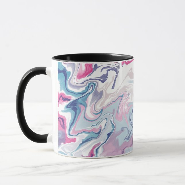Caneca Ácido líquido, rosa e azul (Esquerda)