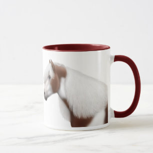 Caneca aciganada dos cavalos da pintura