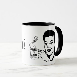 Caneca ACMT ganhou veneno - Impressão preto