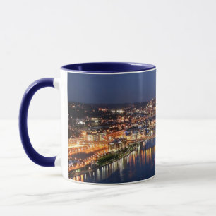 Caneca Aço e sanduíche do índigo