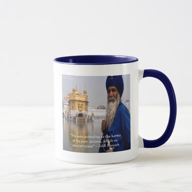Caneca Ações/Carma Sique: Provérbio (Direita)