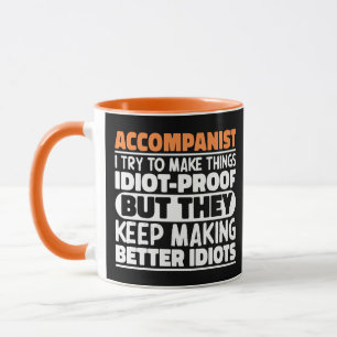 Caneca Acompanhante Eu Tento Fazer As Coisas Citação Do A
