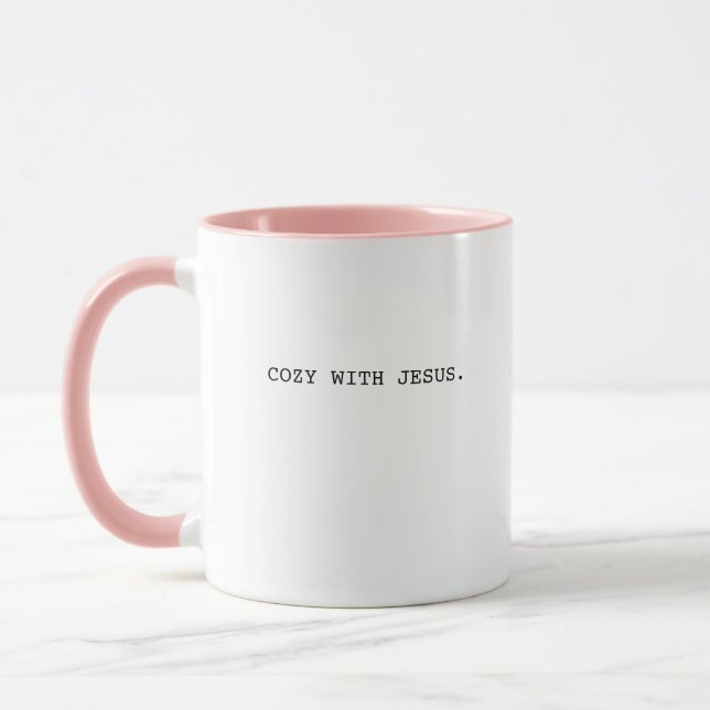 Caneca Aconchegante Com Jesus (Esquerda)