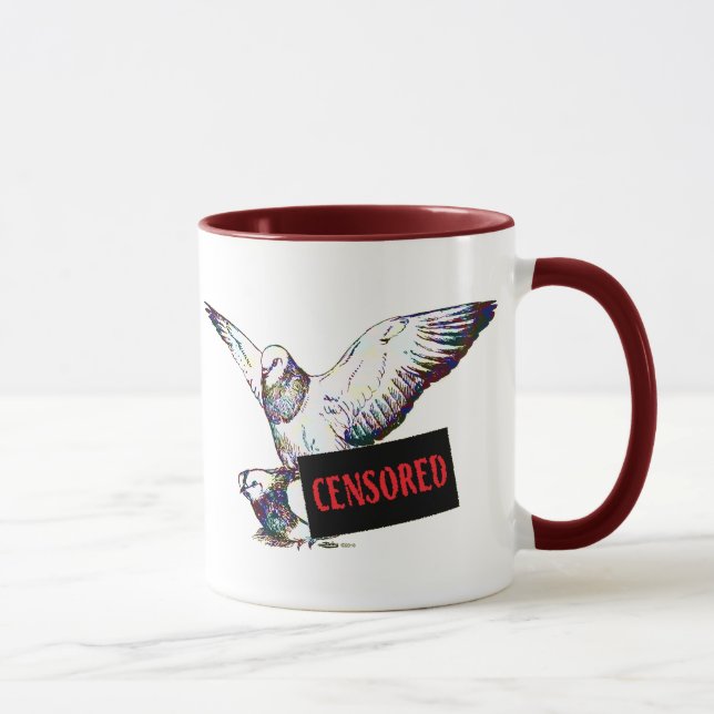 Caneca Acoplamento dos pombos:  Censurado! (Direita)