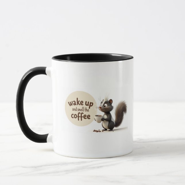 Caneca acordar e cheirar o café (Esquerda)
