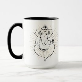 Caneca Acordar para cima com Ganesh