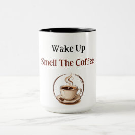 Caneca Acorde, Cheire o Café Funny Amante de Café