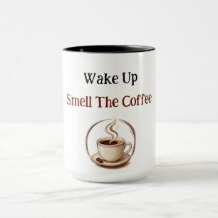 Caneca Acorde, Cheire o Café Funny Amante de Café