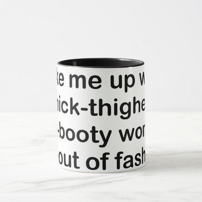 Caneca Acorde-me Quando   (Centro)