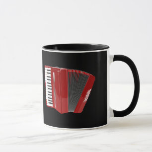 Caneca Acordeão: O acordeão vermelho