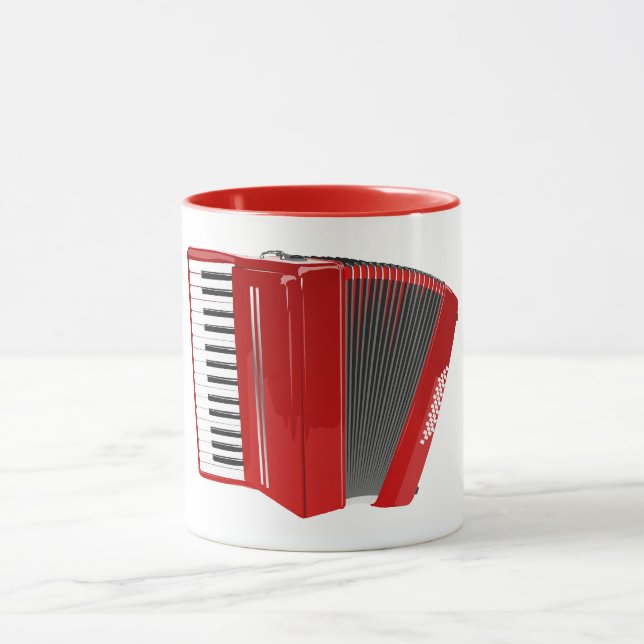 CANECA ACORDEÃO VERMELHO (Centro)