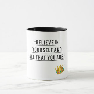 Caneca Acredite e alcance - Mug Inspiracional
