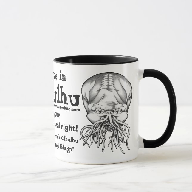 Caneca Acredite em Cthulhu (Direita)