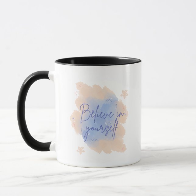 Caneca Acredite em si mesma inspiração (Esquerda)