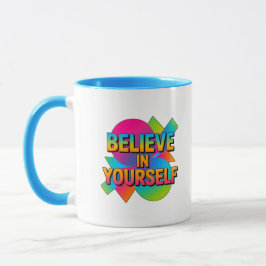 Caneca Acredite em si mesmo presente motivacional