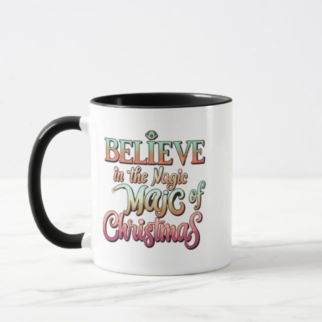 Caneca Acredite na Magia do Natal" - Combo de 11 oz  (Esquerda)