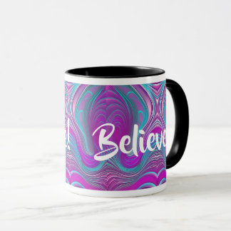 Caneca Acredite! Psychadelic Swirl
