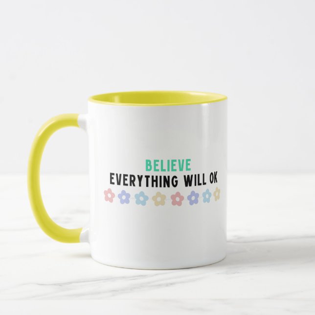 Caneca Acredite que tudo ficará bem (Esquerda)