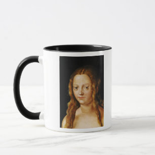 Caneca Adam e véspera, detalhe da cabeça da véspera