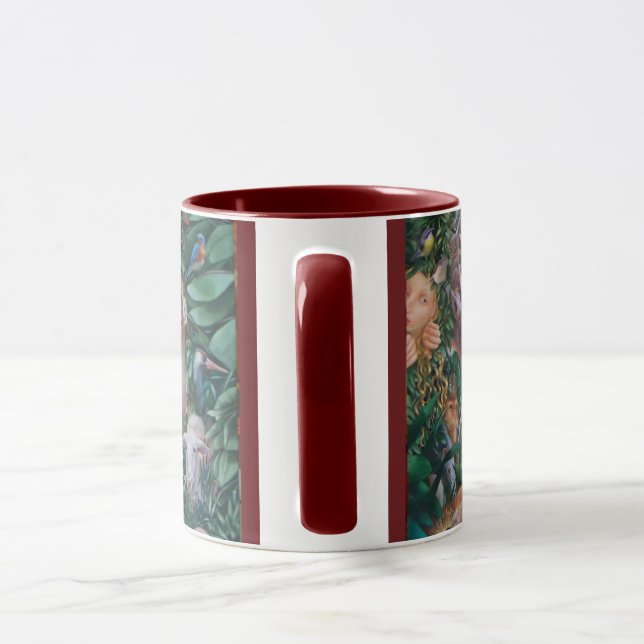 Caneca Adam que nomeia os animais e o Appearancce da (Alça)