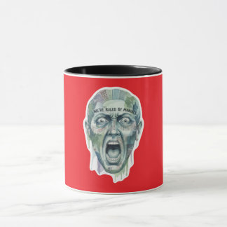 Caneca Adesivo de arte em aquarela "Somos governados por