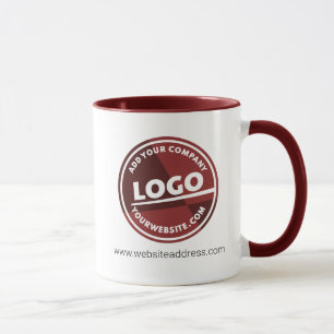 Caneca Adicionar logotipo de Marca Personalizado para fun