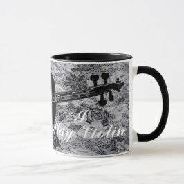 CANECA ADICIONE O SEU PRÓPRIO VIOLINO DE TEXTO