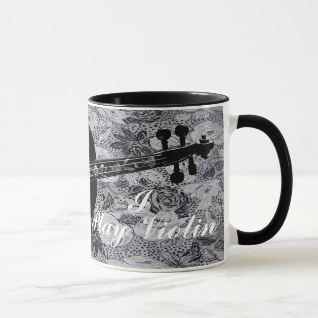 CANECA ADICIONE O SEU PRÓPRIO VIOLINO DE TEXTO (Direita)