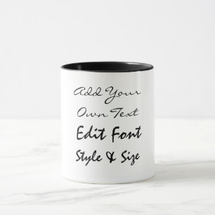 Caneca Adicione seu texto