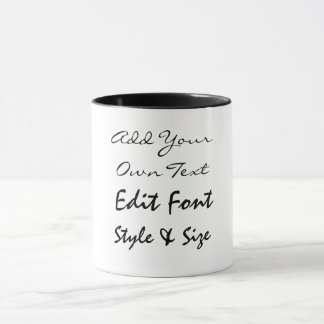 Caneca Adicione seu texto