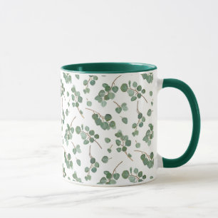 Caneca Adicione sua árvore conhecida do dólar de prata