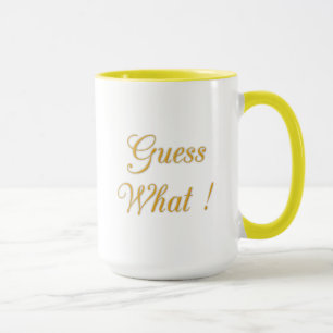 Caneca Adivinhe só! Feliz Aniversário